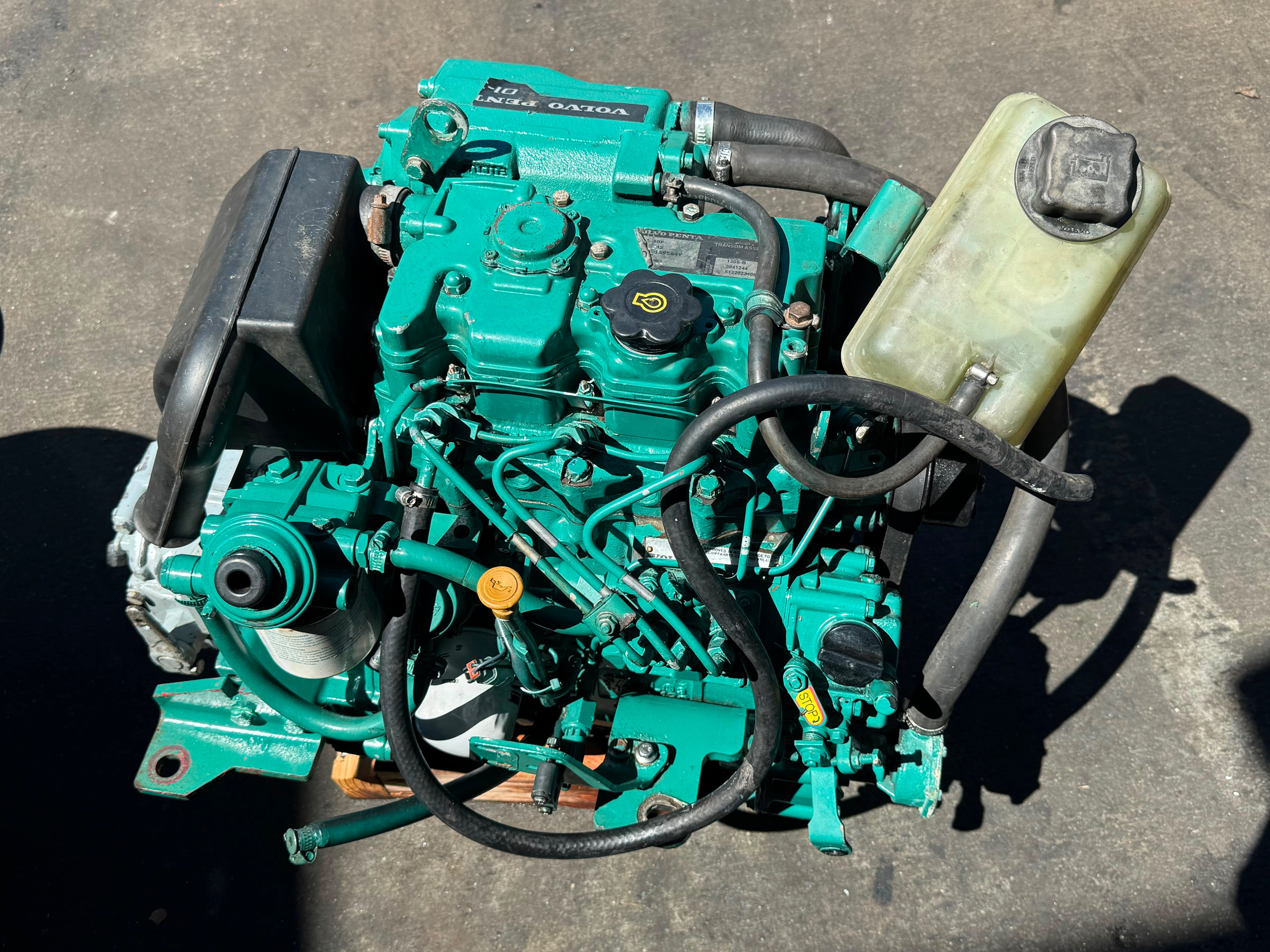 Volvo Penta D1-30 + Transmission + harness + Gauge Panel